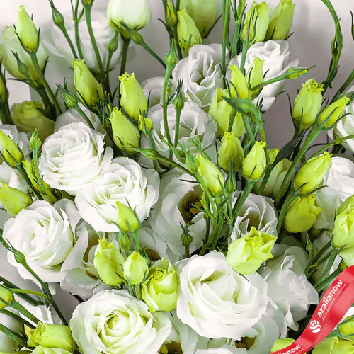 Фото 2: Букет из 21 белого лизиантуса «Ангел». Сервис доставки цветов AzaliaNow