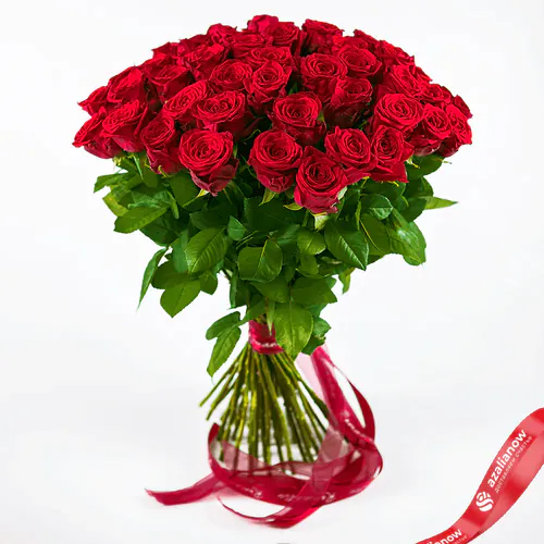 Фото 2: 51 красная роза, 70 см, Эквадор. Сервис доставки цветов AzaliaNow