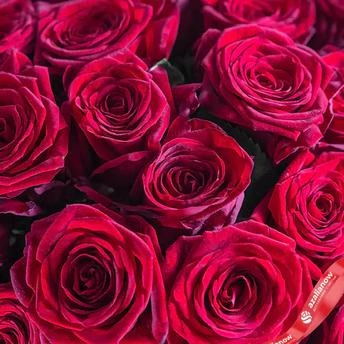 Фото 2: 29 красных роз Наоми, 50 см, Россия. Сервис доставки цветов AzaliaNow