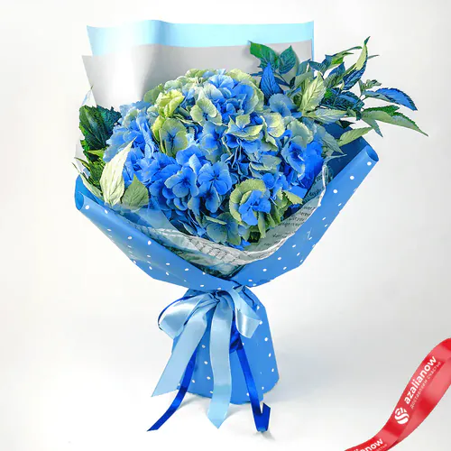 Фото 1: Букет из синей гортензии «Облачко» (авторские букеты). Сервис доставки цветов AzaliaNow