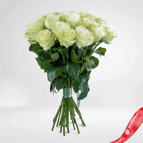 Фото 2: Букет из 19 роз «Привет» + Merci в подарок. Сервис доставки цветов AzaliaNow