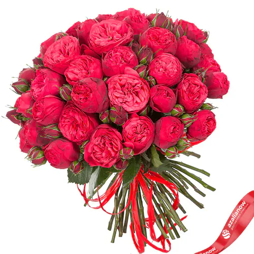 Фото 1: Букет из 35 красных роз Ред Пиано. Сервис доставки цветов AzaliaNow