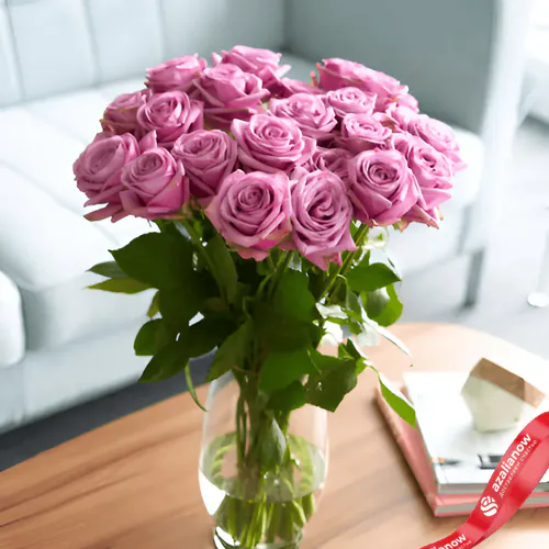 Фото 3: Букет из 19 розовых роз. Сервис доставки цветов AzaliaNow