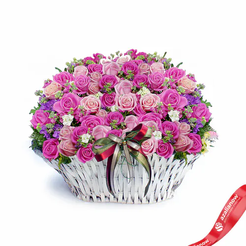 Фото 1: Букет из 51 розы микс «Олеся». Сервис доставки цветов AzaliaNow