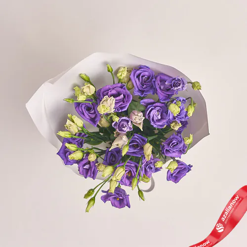 Фото 2: Букет из 5 фиолетовых лизиантусов «Мужчине». Сервис доставки цветов AzaliaNow