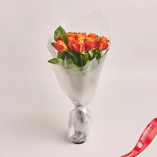 Фото 1: Букет из 11 оранжевых роз «Последний звонок». Сервис доставки цветов AzaliaNow