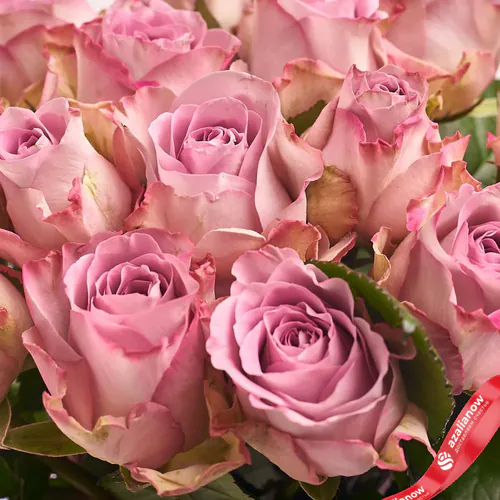 Фото 3: Букет из 15 светло-розовых роз в крафте. Сервис доставки цветов AzaliaNow
