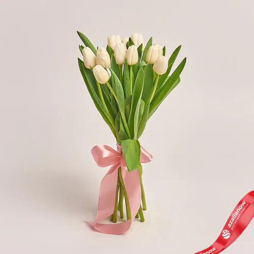 Фото 1: 11 белых тюльпанов, Россия. Сервис доставки цветов AzaliaNow