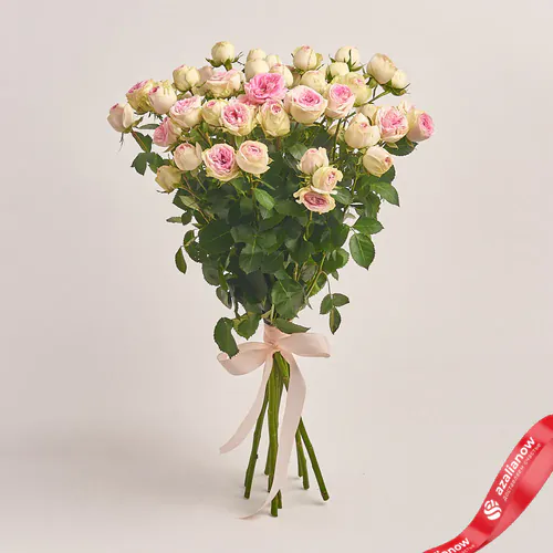Фото 1: 9 кустовых розовых роз, Голландия. Сервис доставки цветов AzaliaNow