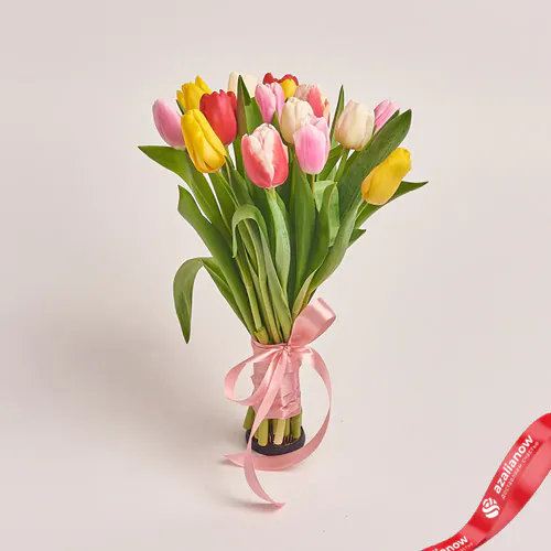 Фото 1: 15 тюльпанов микс, Россия. Сервис доставки цветов AzaliaNow