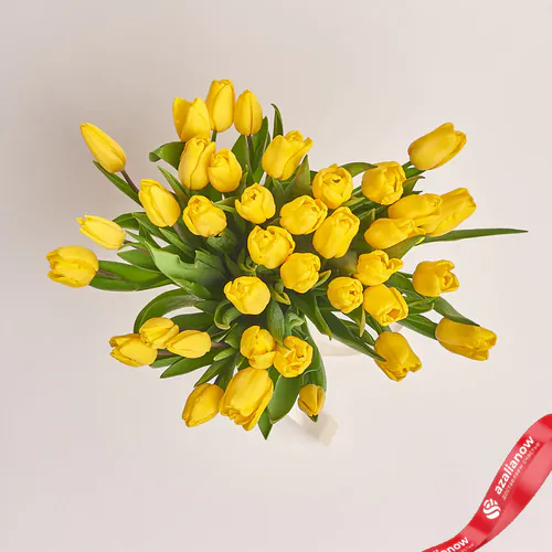 Фото 2: 35 желтых тюльпанов, Россия. Сервис доставки цветов AzaliaNow