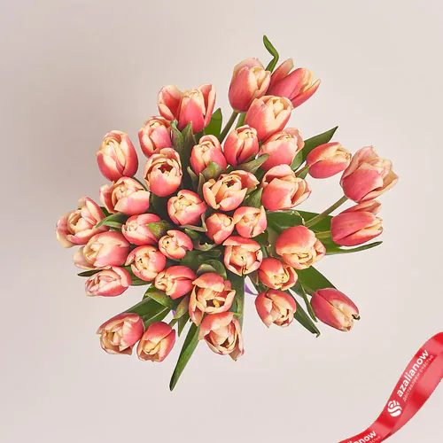 Фото 2: 35 розовых тюльпанов, Россия. Сервис доставки цветов AzaliaNow
