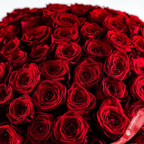 Фото 2: 101 красная роза, 80 см, Эквадор. Сервис доставки цветов AzaliaNow