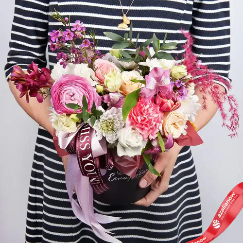 Фото 2: Букет из роз, калл, орхидей, лилии «Гламур». Сервис доставки цветов AzaliaNow