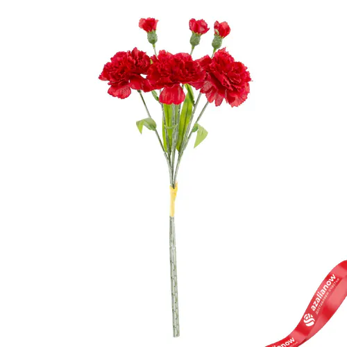 Фото 1: Гвоздика искусственная 40 см Красный. Сервис доставки цветов AzaliaNow