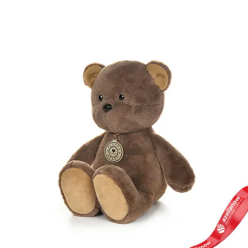 Фото 1: Игрушка Медвежонок с медалькой 25 см Коричневый. Сервис доставки цветов AzaliaNow