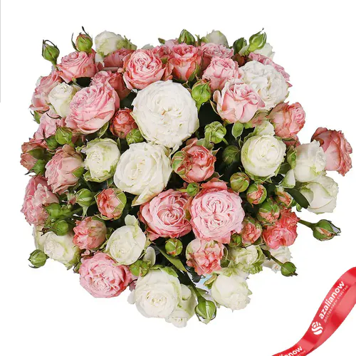 Фото 2: Букет из 15 роз «Пионовидная коробочка». Сервис доставки цветов AzaliaNow