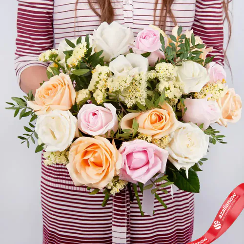 Фото 3: Букет из 17 роз и статицы «Музыка души». Сервис доставки цветов AzaliaNow
