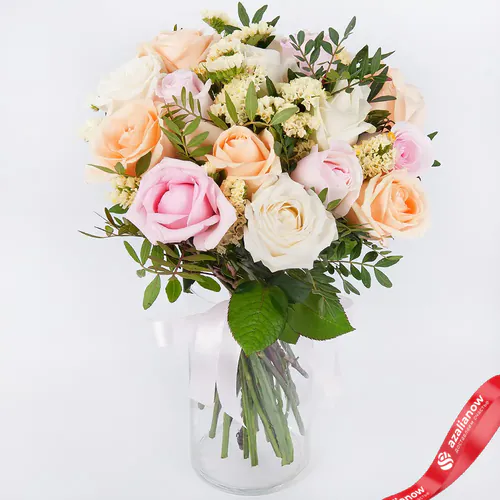 Фото 2: Букет из 17 роз и статицы «Музыка души». Сервис доставки цветов AzaliaNow