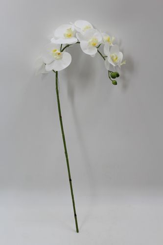 Фото 1: Орхидея Искусственный 126 см Белый. Сервис доставки цветов AzaliaNow