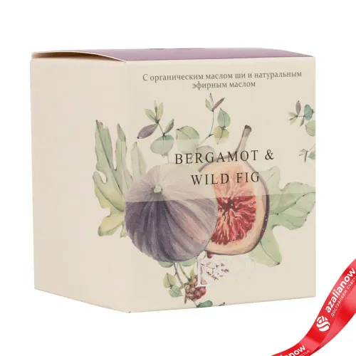 Фото 5: Букет из роз и ваксфловера + свеча