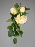 Маленькое фото 1: Роза Искусственный кустовая 70 см Кремовый. Сервис доставки цветов AzaliaNow