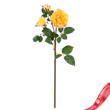 Маленькое фото 1: Роза Искусственная 50 см Персиковый